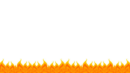 fire, bonfire, fire flame isolated on white background, fire flame illustration for graphic banner background design