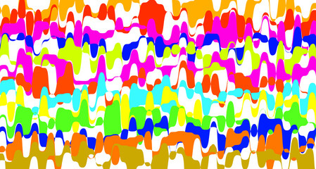 colorful rainbow serrated striped for background, art line shape zig zag doodle color, wallpaper stroke line parallel wave triangle rainbow color, tracery chevron colorful triangle striped full frame