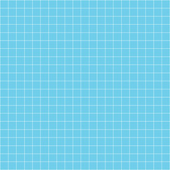 Fototapeta na wymiar grid square graph line full page on blue paper background, paper grid square graph line texture of note book blank, grid line on paper blue color, empty squared grid graph for architecture design