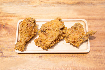 crispy fried chicken popular fast food