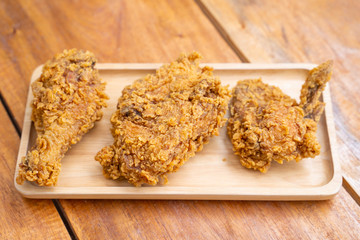 crispy fried chicken popular fast food