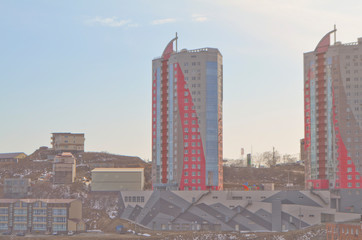 Vladivostok, residential complex © daryak