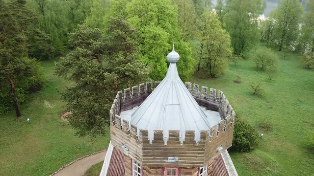 Spring at the I.E. Manor Museum Repina Zdravnevo