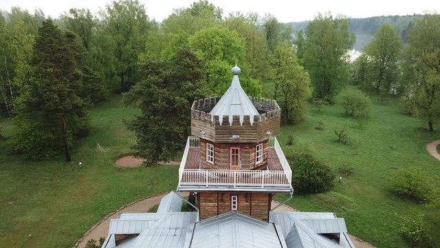 Spring at the I.E. Manor Museum Repina Zdravnevo