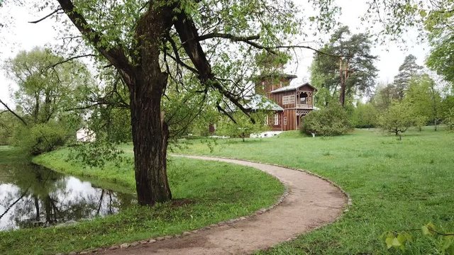 Spring at the I.E. Manor Museum Repina Zdravnevo