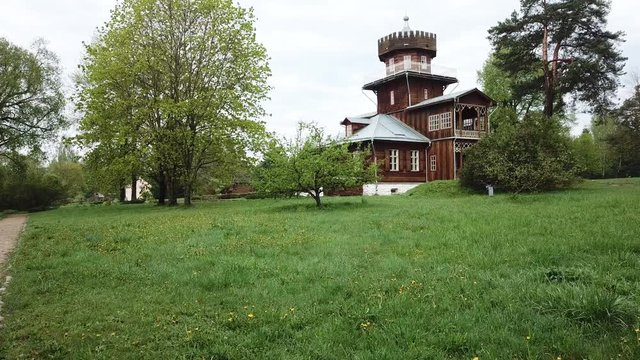 Spring at the I.E. Manor Museum Repina Zdravnevo