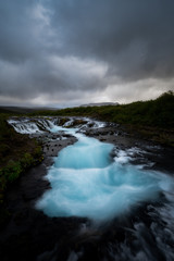 Iceland Bruarfoss Waterfall
