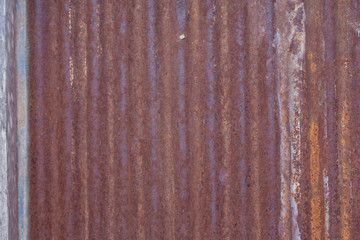 Rusted zinc background