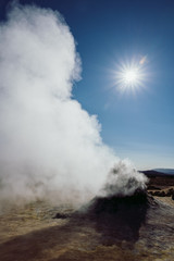 Iceland Geothermal Steam Vent