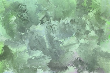 dirty green abstraction, roughly painted backdrop design