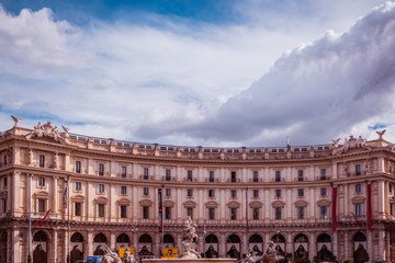 palace in Roma Italy