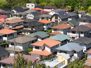 東京近郊の住宅街