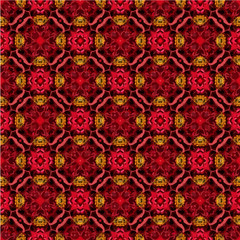 Unique geometric swatch. Perfect for wrapping paper, wallpaper, textile and surface design. Vector creative Ethnic Style seamless pattern.