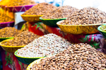 Heaps of variety of dry fruits in chandni chowk delhi for sale