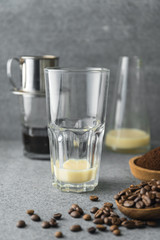 Vietnamese traditional coffee.