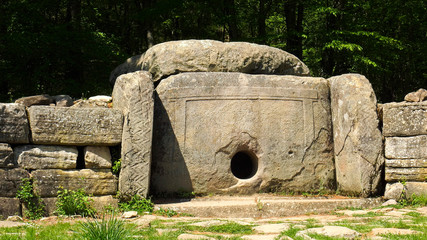 Dolmen in the valley of the river Zhane.