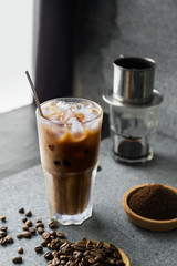 Vietnamese traditional coffee.