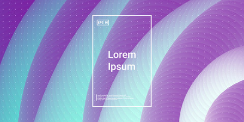 Creative layout flow shapes. Minimal Geometric gradient