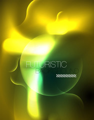 Neon lights vector abstract background