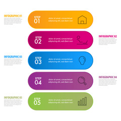 Business Infographics design template illustration. Vector eps10.