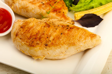 Roasted chicken breast