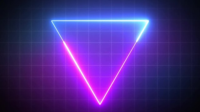triangle with laser beam, illuminati style, use for background