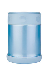 Thermos white background