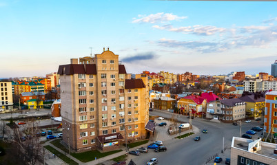 Fototapeta premium panorama of the city from a height