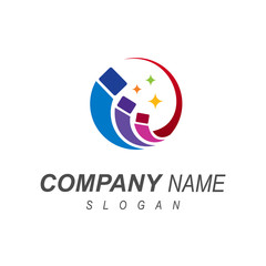 community logo with several people + family icon+ logo with a simple look+ symbol finance,