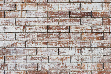 White washed Textured Brick Wall