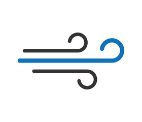 Wind  icon vector
