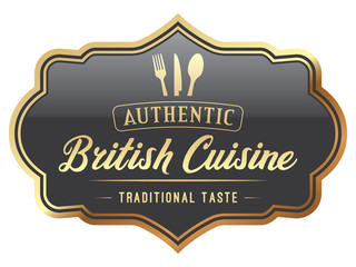 British Cuisine Label
