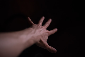 Fototapeta premium veins hand