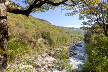 Mountain rivers are a source of clean water.