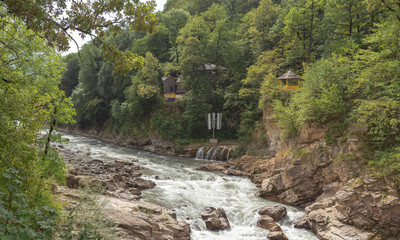 Mountain rivers are a source of clean water.
