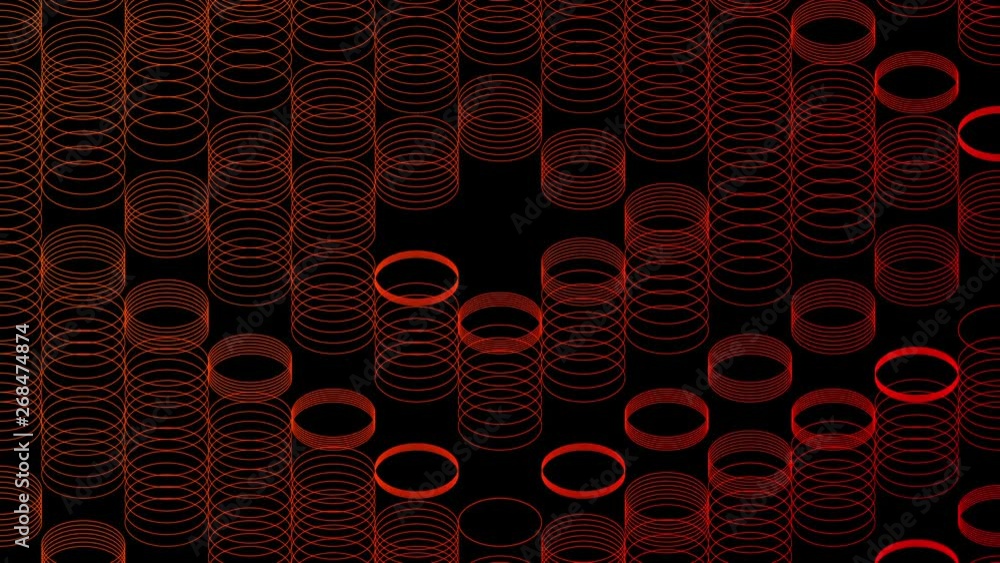 Poster abstract line 3d virtual isometric circle lighting moving, technology network digital data transfer 