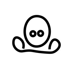 Cute alien icon