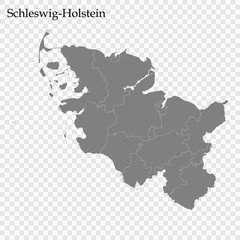 High Quality map is a state of Germany