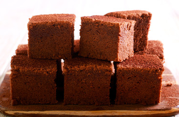 Chocolate cake bars - brownies