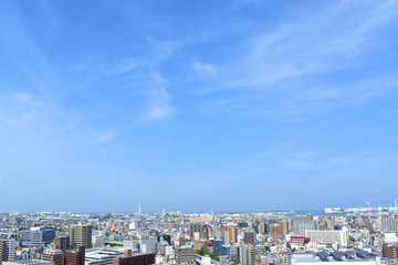Fototapeta na wymiar 堺東駅周辺の風景