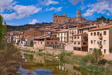 Fototapeta na wymiar Valderrobres medieval city in Spain