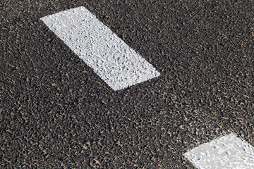 Fototapeta premium road marking white line