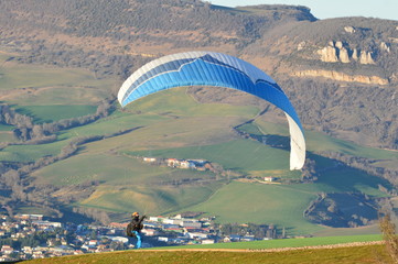 Parapente sur Millau