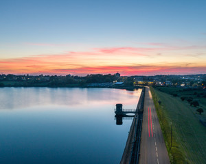 Sunset at Bartley Reservoir, United Kingdom, Birmingham