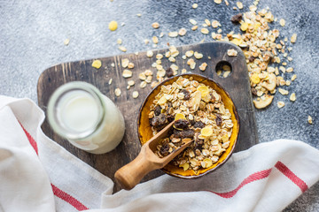Healthy breakfast concept