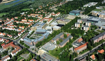 Greifswald, Campus am Beitzplatz, Biotechnikum und Leibnitzinstitut