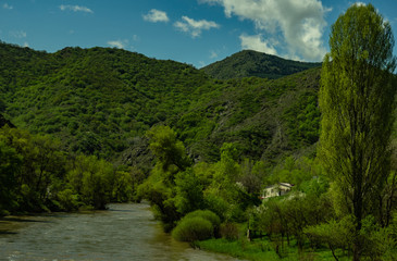 Fototapeta na wymiar Georgian Caucasus landscape