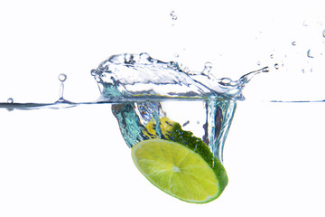 Lime in water