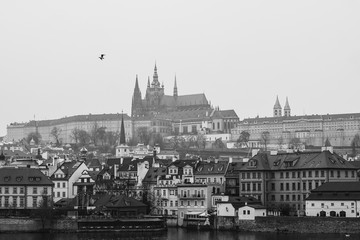 view on The historical Prague
