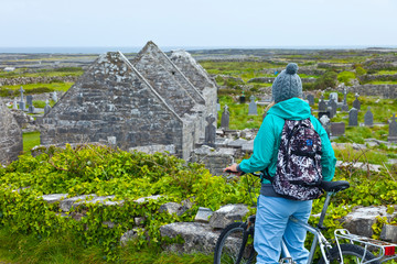 Seven Churches. Inishmore Island, Aran Islands, Galway County, West Ireland, Europe